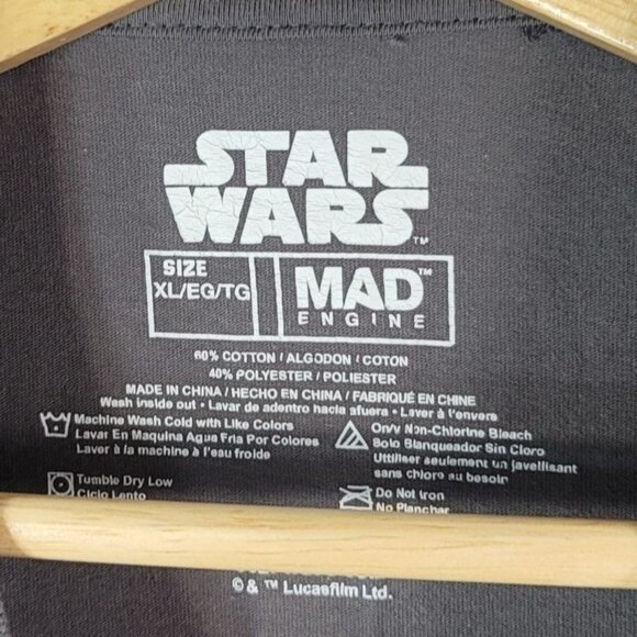 Star Wars Halloween Baby Yoda T Shirt Gray XL Creep It Real Frankenstein - Picture 6 of 6